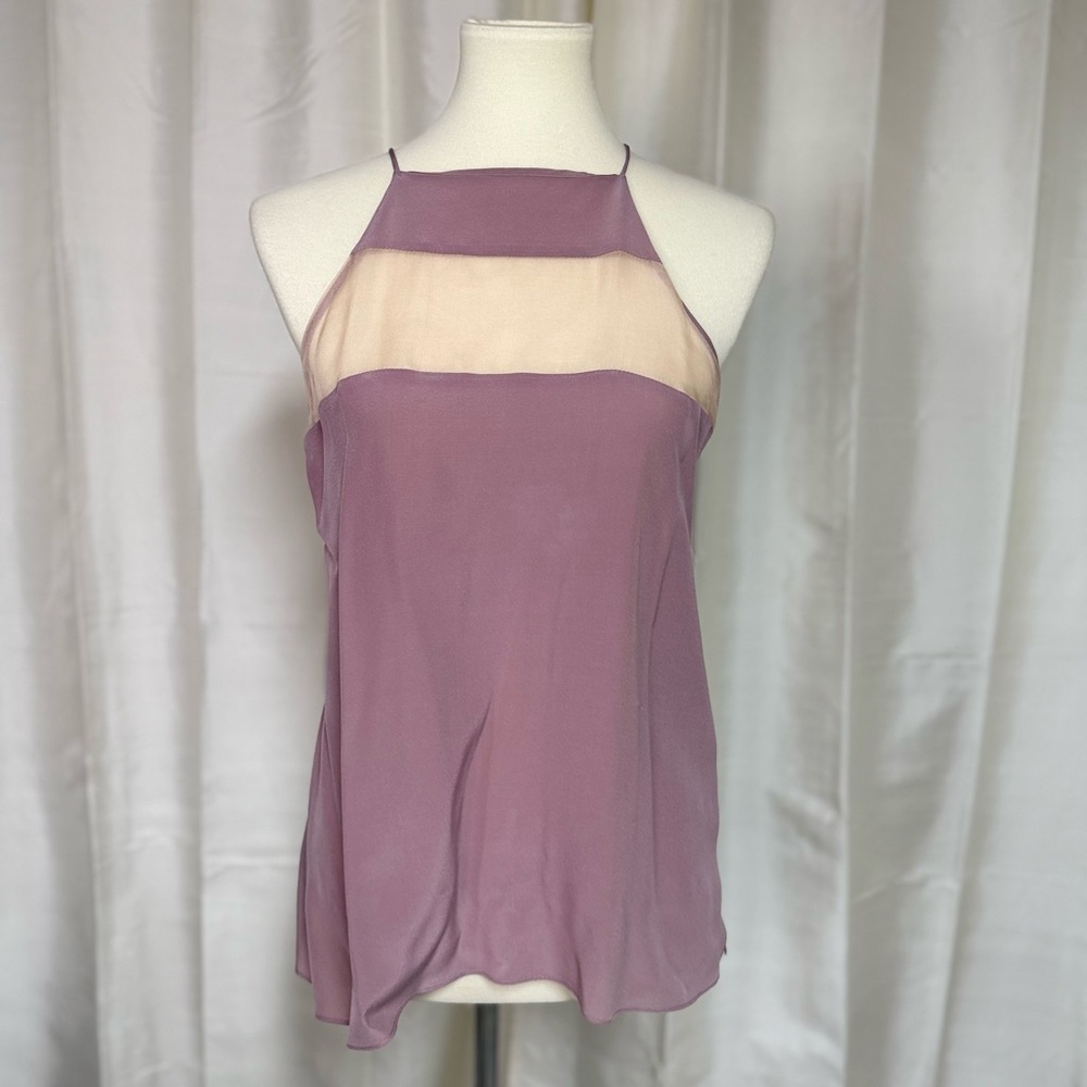 Elegant Mauve Halter Top